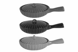 קלחת הגשה עם מכסה קרמיקה